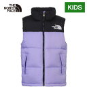 ★セールsale 10〜24%OFF★ ザ・ノース・フェイス ノースフェイス キッズ ヌプシ ベスト NUPTSE VEST パープルフォグ NDJ92430 ...