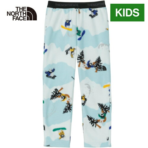 楽天YOCABITO　楽天市場店ザ・ノース・フェイス ノースフェイス キッズ ロングパンツ トドラーマイクロフリースパンツ T MIC FLEECE PANT ブルー NAT72432 B
