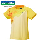 ヨネックス YONEX キッズ ジュニア ゲームシャツ ライトイエロー 20817J 279