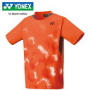 ヨネックス YONEX メンズ レディース ユニ ゲームシャツ フィットスタイル オレンジ 10608 005