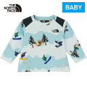 ザ・ノース・フェイス ノースフェイス ベビー トレーナー マイクロフリースクルー Micro Fleece Crew ブルー NAB72405 B