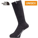ザ・ノース・フェイス ノースフェイス メンズ レディース 靴下 ナチュラリー アルパカ クルー Naturally Alpaca Crew チャコールグレー NN82416 CG(4)