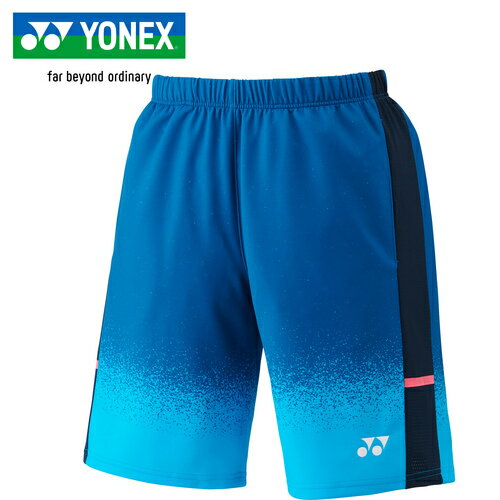 ヨネックス YONEX メンズ バドミントンウェア ゲームパンツ ニットハーフパンツ スカイブルー 15230 018 ヨネックス YONEX メンズ バドミントンウェア ゲームパンツ ニットハーフパンツ スカイブルー 15230 018