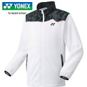 ヨネックス YONEX メンズ レディース バドミントン トレーニングウェア ニットウォームアップシャツ ホワイト 51055 011
