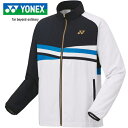 ヨネックス YONEX メンズ レディース バドミントンウェア ジャケット 裏地付ウィンドウォーマーシャツ ブラック 70101 007
