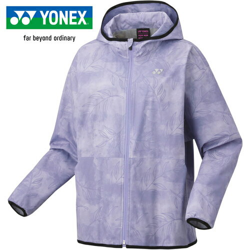 ヨネックス YONEX レディース バドミントンウェア ジャケット 裏地付ウィンドウォーマーパーカ ペールライラック 78075 510