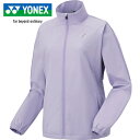 ヨネックス YONEX レディース バドミントン トレーニングウェア 裏地付ウィンドウォーマーシャツ ペールライラック 78076 510