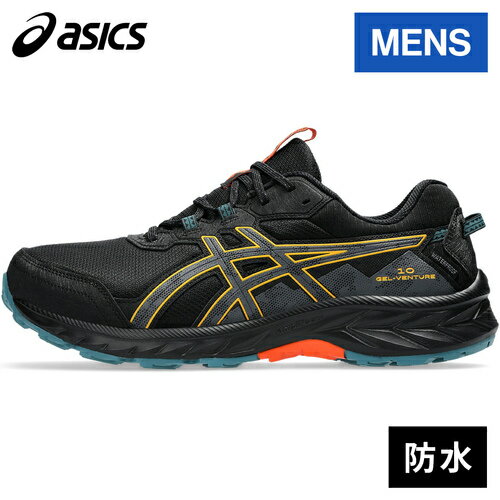 アシックス asics メンズ ランニングシューズ ゲルベンチャー 10 ウォータープルーフ GEL-VENTURE 10 WATERPROOF ブラック/キャリアグレー 1011B965 1