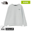 ザ・ノース・フェイス ノースフェイス キッズ トレーナー カラライズスウェットクルー Colorise Sweat Crew ティングレー NTJ12471 TI(4)