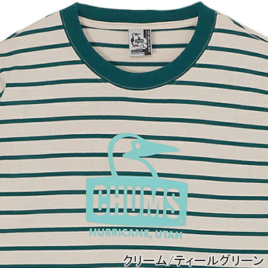 チャムス CHUMS レディース 半袖Tシャツ ブービーフェイス ロングスリーブ Tシャツ...
