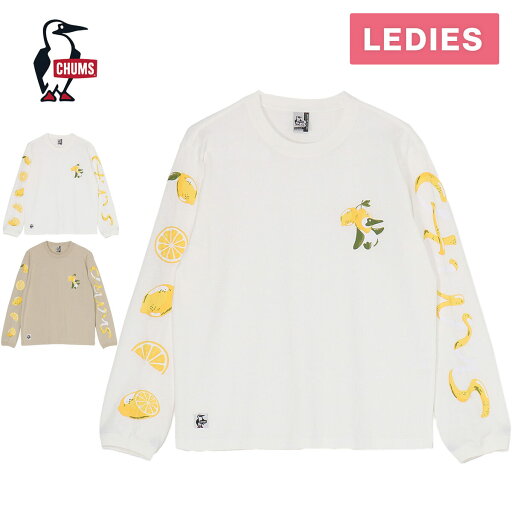 レディース 半袖Tシャツ チャムス レモンロングスリーブ Tシャツ CHUMS Lemon L/S T-Shirt CH11-2513 レディース 半袖Tシャツ チャムス レモンロングスリーブ Tシャツ CHUMS Lemon L/S T-Shirt CH11-2513