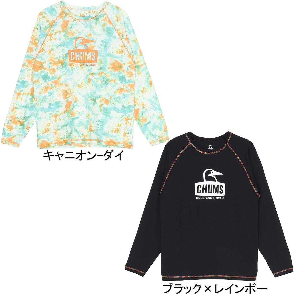 チャムス CHUMS レディース 半袖Tシャツ スプラッシュ ブービーフェイス ロングス...
