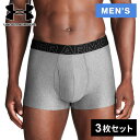 アンダーアーマー UNDER ARMOUR メンズ パフォーマンステック アンダーウェア 3枚セット Sヘザー/Cヘザー/Cロック 1387418 035
