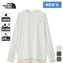 ★最大1,500円OFFクーポン 8/15~8/20★ザ・ノース・フェイス ノースフェイス メンズ ランニングウェア シャツ ロングスリーブブリーズレンジランクルー L/S BREEZERANGE Run Crew グレイッシュホワイト/ダックグリーン/バナディスグレー NT12578