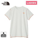 ★最大1,500円OFFクーポン 8/15~8/20★ザ・ノース・フェイス ノースフェイス レディース ランニングウェア シャツ ショートスリーブブリーズレンジランクルー S/S BREEZERANGE Run Crew グレイッシュホワイト ダックグリーン バナディスグレー NTW12598