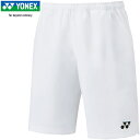 ヨネックス YONEX メンズ レディース ユニハーフパンツ ホワイト 15150 011