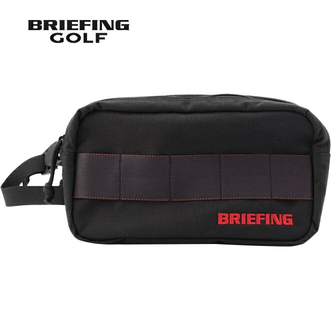 ブリーフィング BRIEFING メンズ ゴルフバッグ ダブルジップポーチ STD DOUBLE ZIP POUCH STD ブラック BRG253G24 BLACK