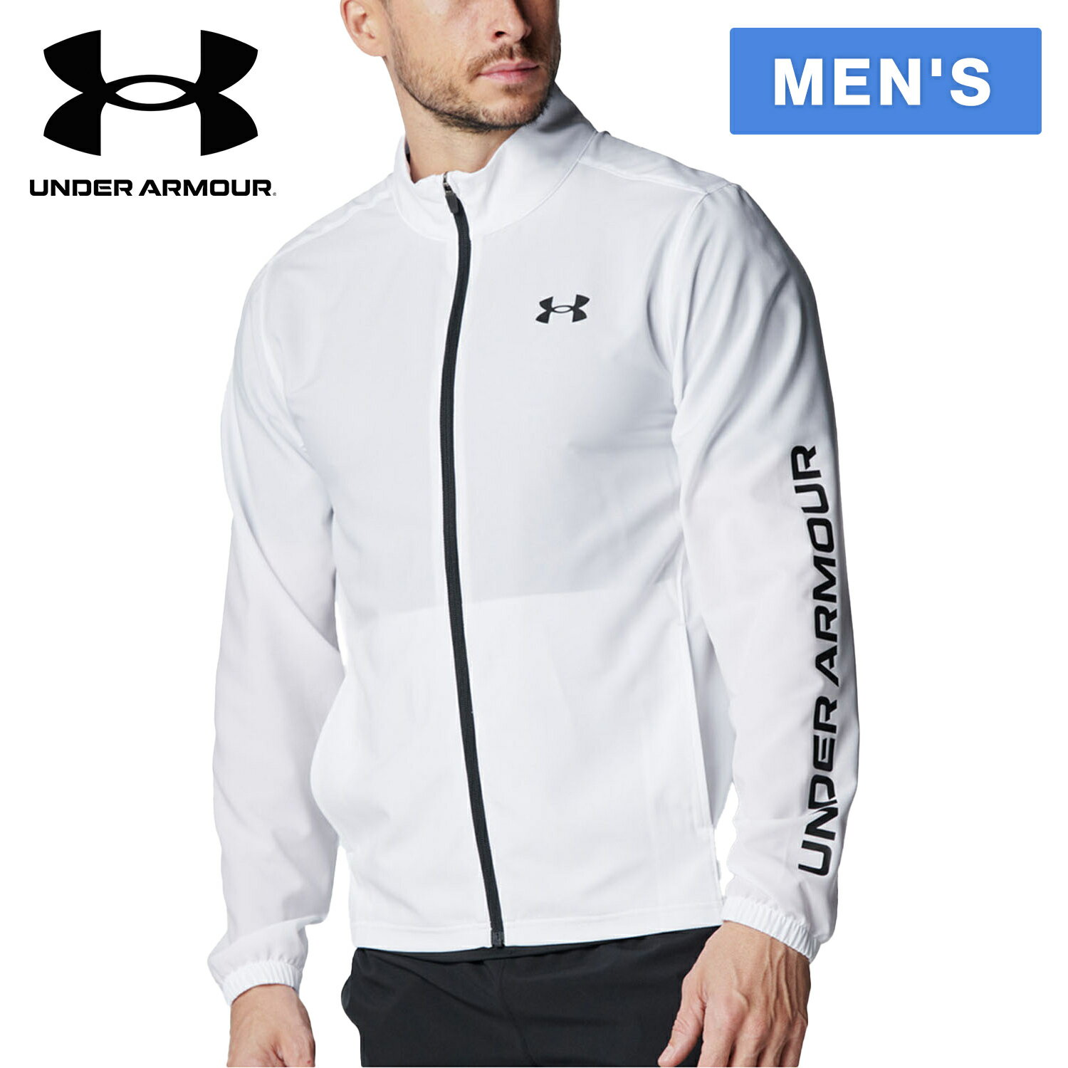 ������������ޡ� UNDER ARMOUR ��� �ե�å��奦���֥� �ե른�å� ���㥱�å� FRESH WOVEN FULL ZIP JACKET �ۥ磻��...