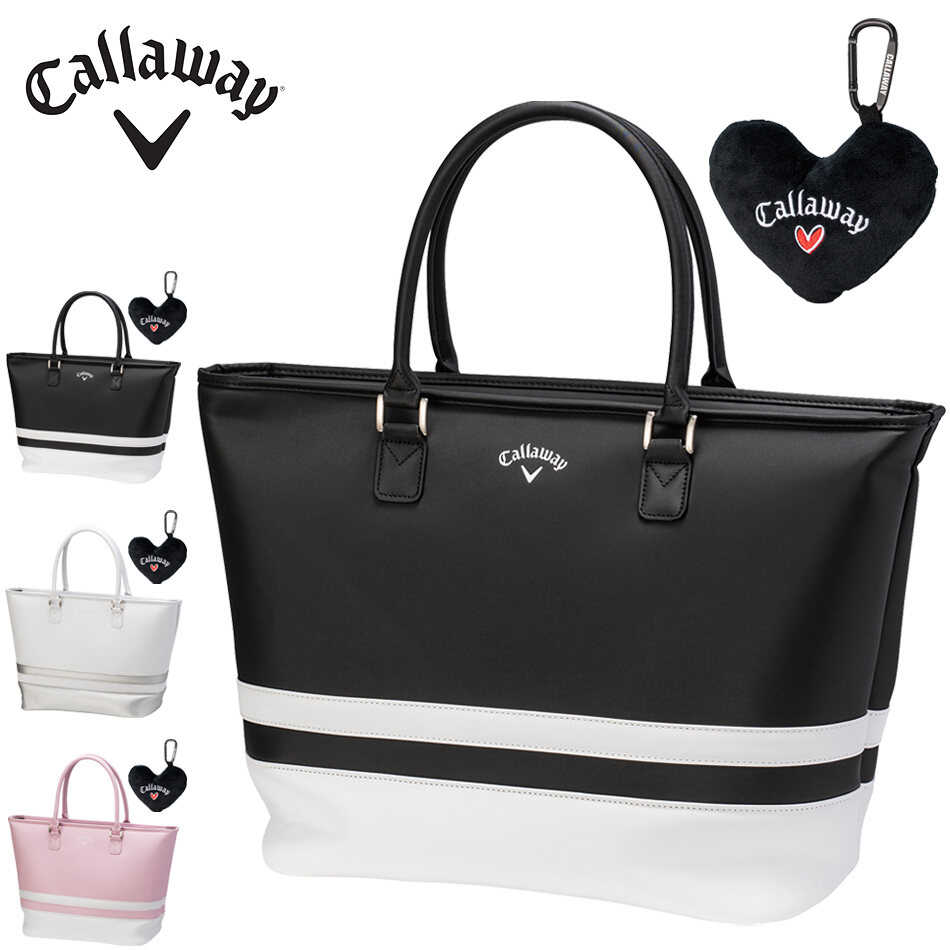 キャロウェイ Callaway ゴルフ アップタウン トート ウィメンズ 24 JM ＆ ラブキャロウェイ ハートポーチ 24 JM 計2点セット
