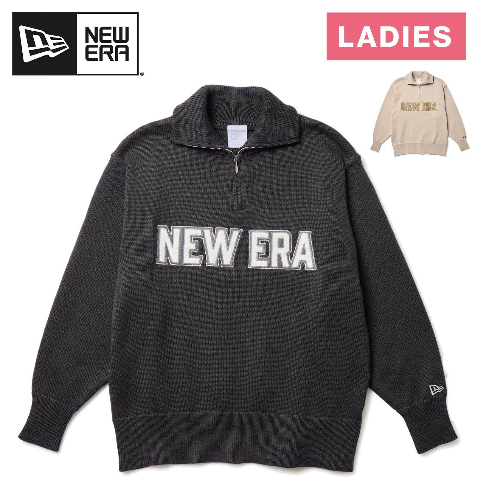 ニューエラゴルフ NEW ERA GOLF レディース ゴルフウェア シャツ ハーフジップ ニットプルオーバー GFW HALF ZIP KNIT PULLOVER