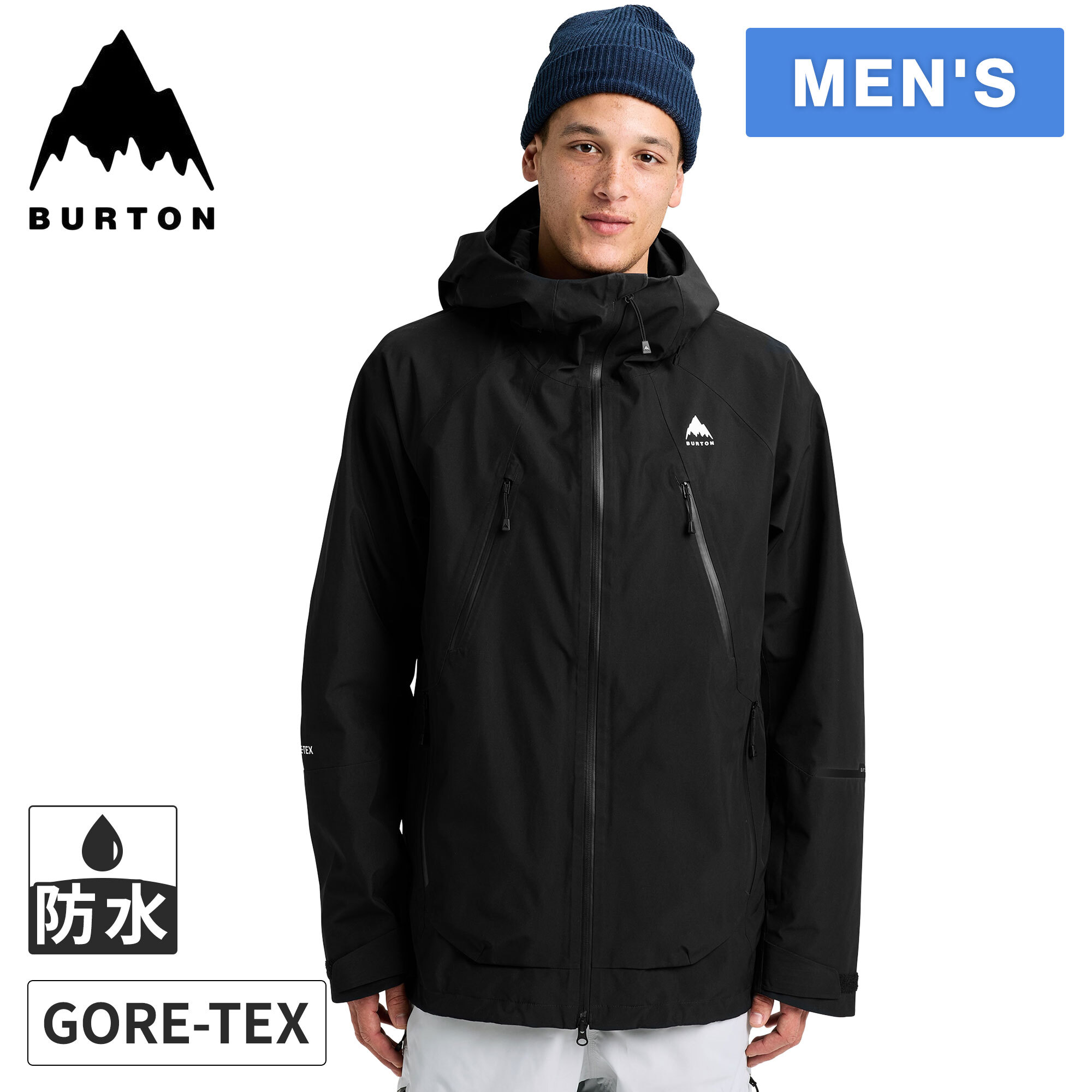 バートン BURTON メンズ リザーブ GORE-TEX 2L ジャケット M GORE RSRV JK トゥルーブラック 302411