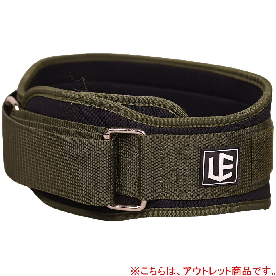 [訳あり]リーディングエッジ LEADING EDGE LE-GEAR パワーリフティングベルト パワーベルト デッドリフト 筋トレ 腰 サポーター ウエイトトレーニング トレーニングベルト カーキ LE-PLB-T KHAKI