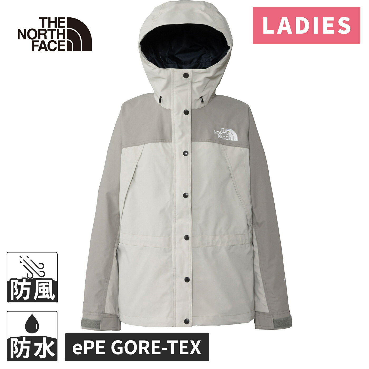 ザ・ノース・フェイス ノースフェイス レディース マウンテンライトジャケット Mountain Light Jacket フォッシルアイボリー NPW62550 FS ★着後レビューで300円OFFクーポン★