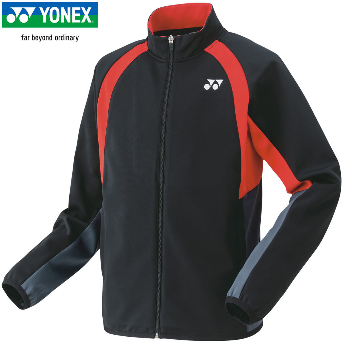 ★セールsale 12％OFF★ ヨネックス YONEX メンズ レディース テニスウェア ジャケット ユニニットウォームアップシャツ ブラック 50139 007