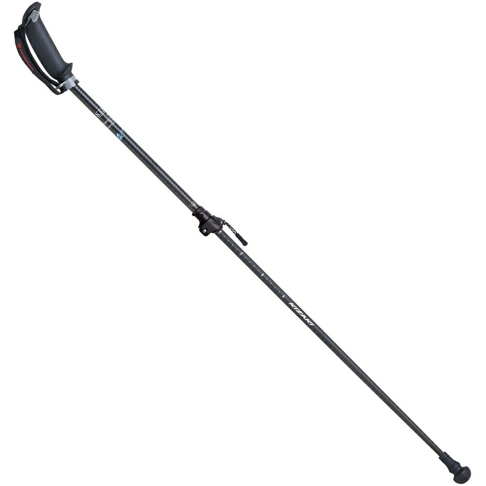 キザキ Kizaki クライミング トレッキングポール ウォーキングポール ブラック APAI7H202 BLK