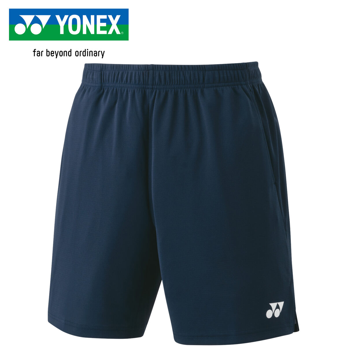 ヨネックス YONEX メンズ バドミントンウェア ゲームパンツ ニットハーフパンツ ネイビーブルー 15170 019