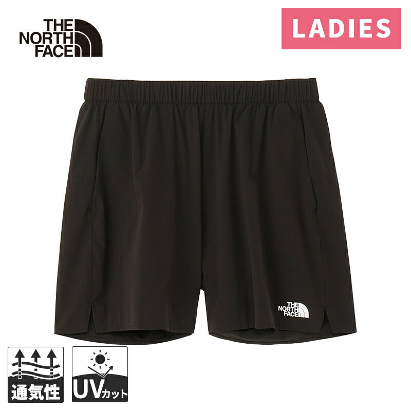 ザ・ノース・フェイス ノースフェイス レディース ランニングウェア パンツ ストリームラインショーツ Streamline Short ブラック NBW42676 K ★着後レビューで300円OFFクーポン★
