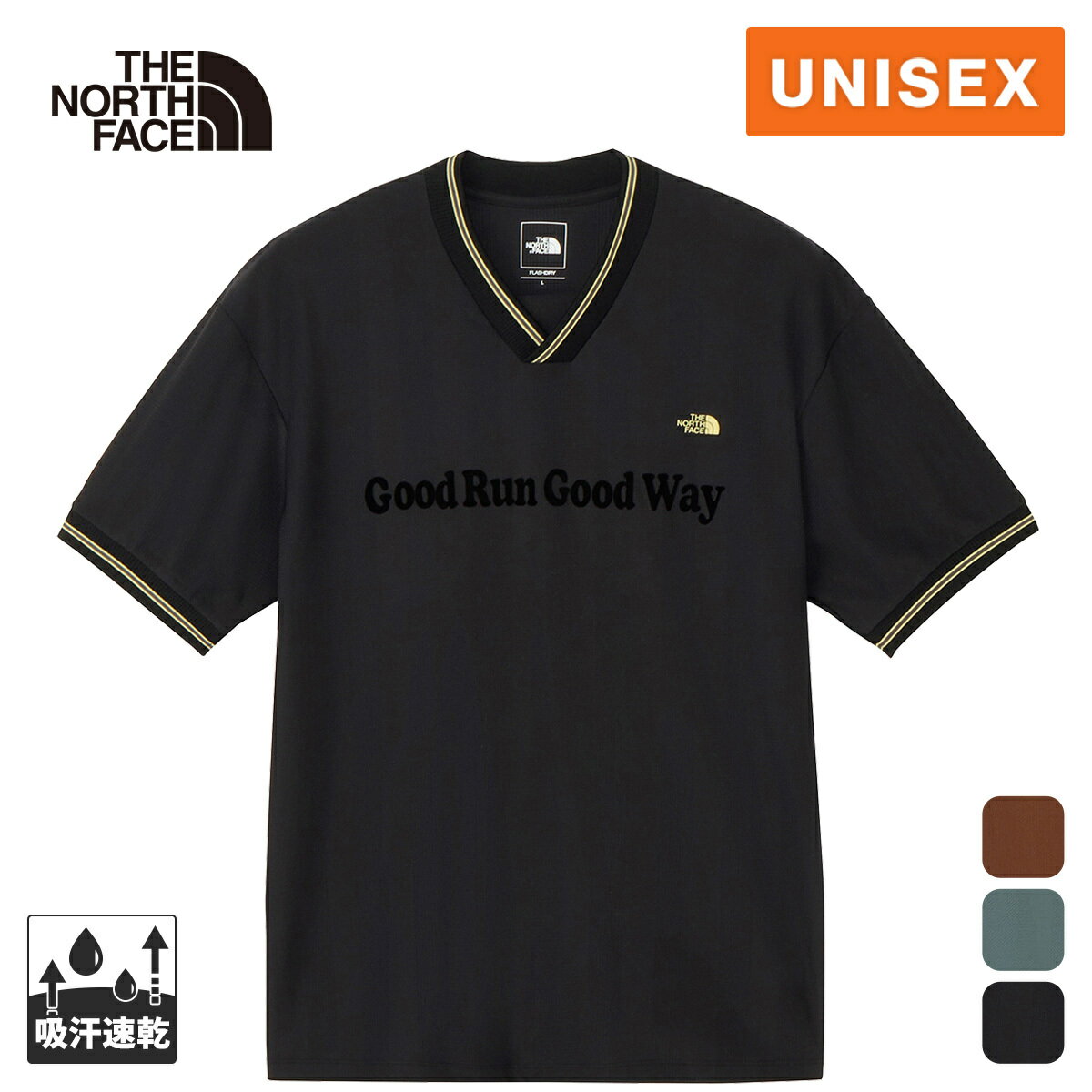 �����Ρ������ե����� ��� ��ǥ����� ���硼�ȥ��꡼�֥ե꡼�������ॷ��� S/S Free Run Team Shirt NT12692 THE NOR...