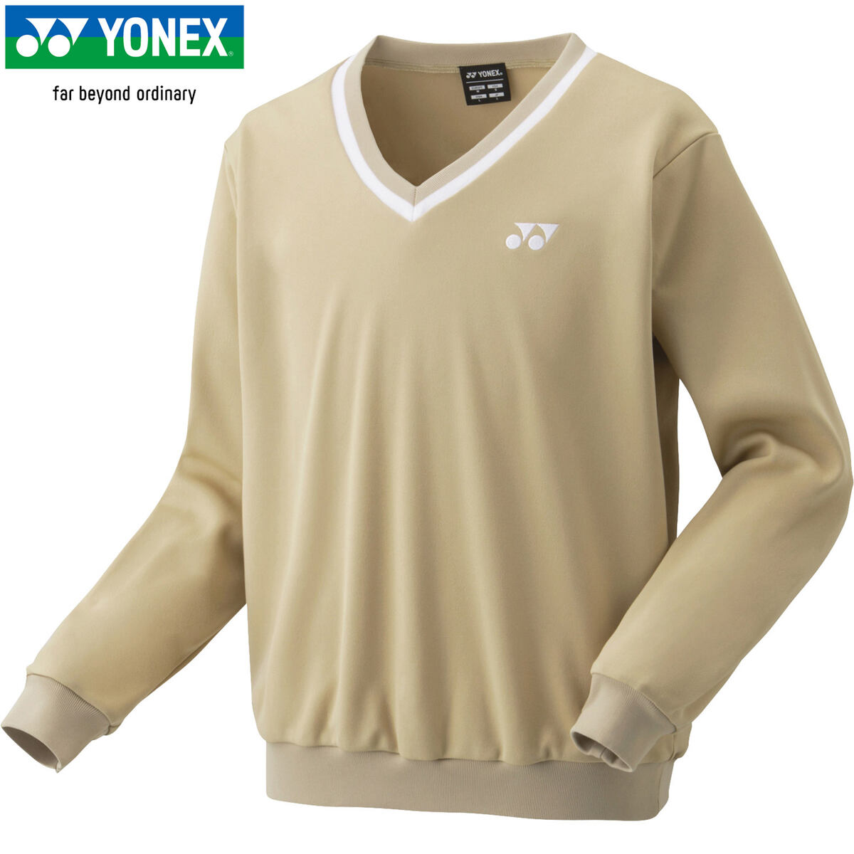 Men'S Wear - ヨネックス YONEX メンズ レディース トレーニングウェア スウェット ユニトレーナー ライトベージュ 32032 343