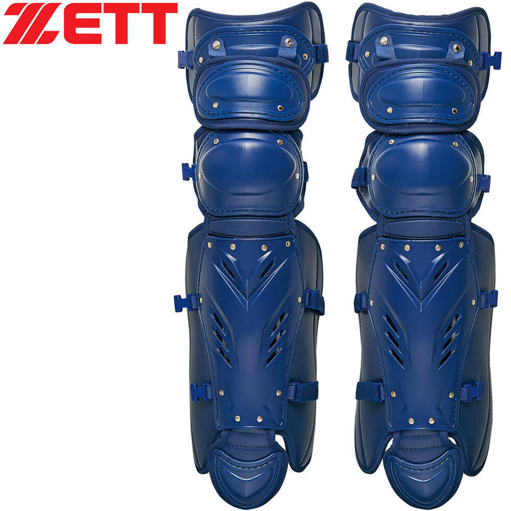 Shin Guard - ゼット ZETT メンズ レディース 硬式野球用レガーツ プロステイタス ネイビー BLL1265M 2900