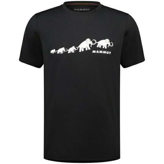 最大2,000円OFFクーポン 4/25〜5/6 マムート MAMMUT メンズ QD ロゴプリント Tシャツ AF QD Logo Print T-Shirt AF ブラックPRT3 1017-02012 00255 NB0425