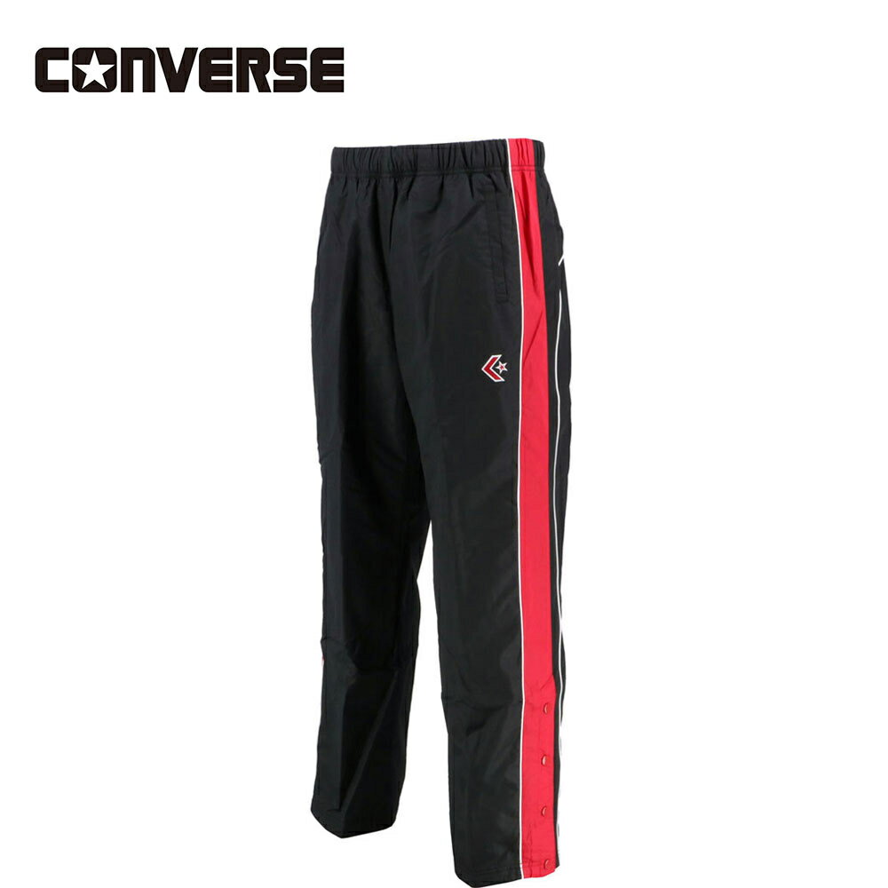 Other - コンバース CONVERSE メンズ レディース ウォームアップパンツ スソボタン ブラック/レッド CB182112P 1964