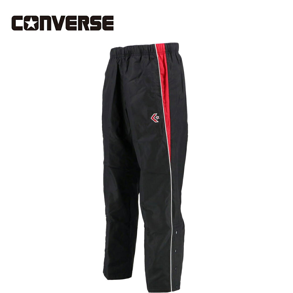 Other - コンバース CONVERSE メンズ レディース ウォームアップパンツ スソボタン ブラック/レッド CB182501P 1964