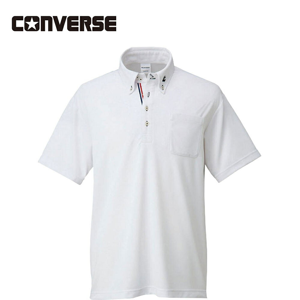 コンバース CONVERSE メンズ ボタンダウンシャツ ホワイト CB221402 1100