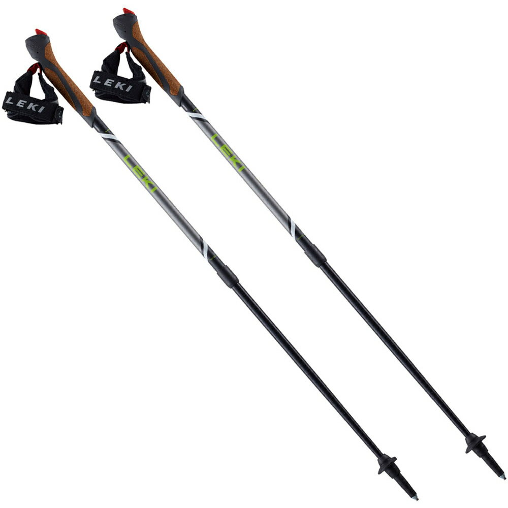 レキ LEKI クライミング トレッキングポール ノルディックスピンショート グレー 1...