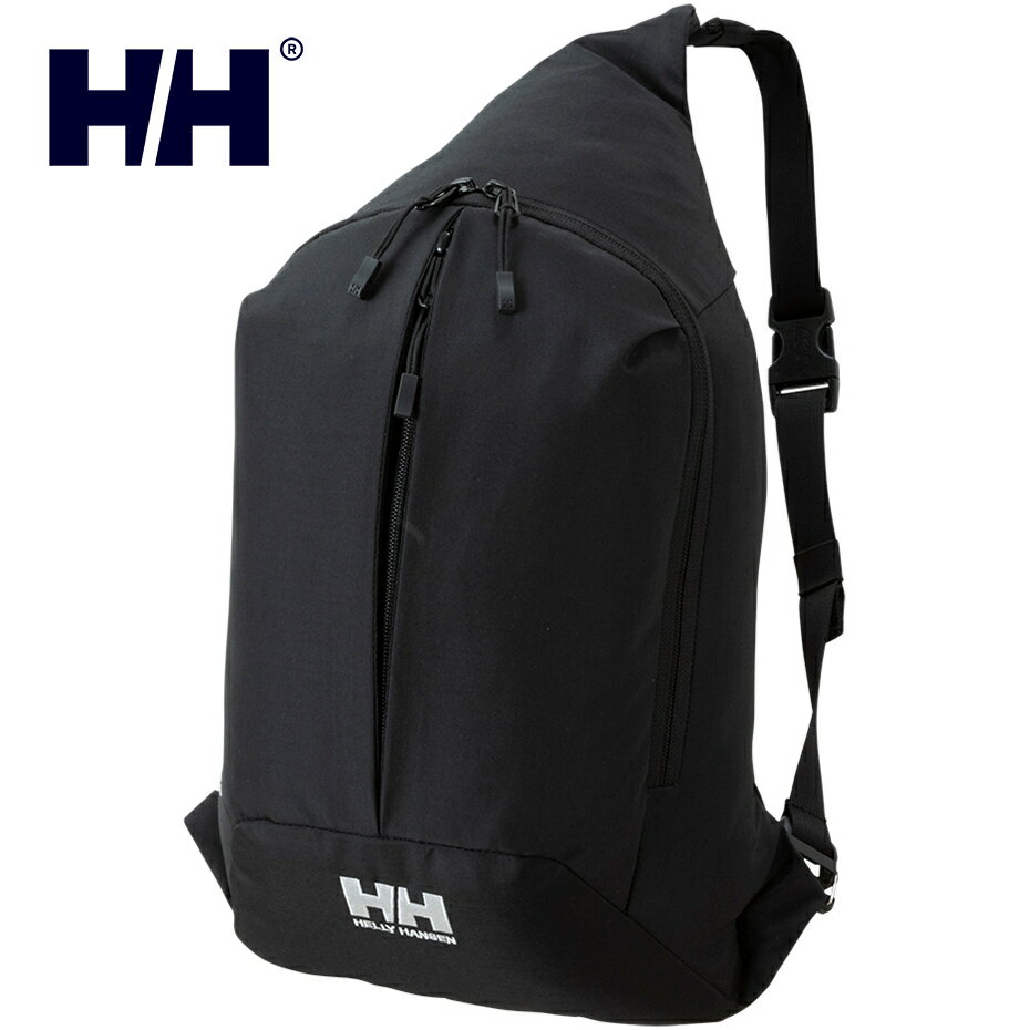 ヘリー・ハンセン HELLY HANSEN ボディバッグ グロング10 Grong 10 ブラック HY92412 K 秋冬モデル スリングバッグ 鞄 カジュアル アウトドア タウンユース ワンショルダー ショルダーバッグ 斜め掛け メンズ レディース ユニセックス 男女兼用 10L 軽量 撥水 旅行 フェス