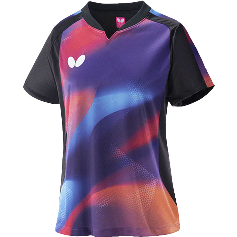 Shirts - バタフライ Butterfly レディース 卓球ウェア ゲームシャツ グレスリー・シャツ ローズバイオレット 46329 244