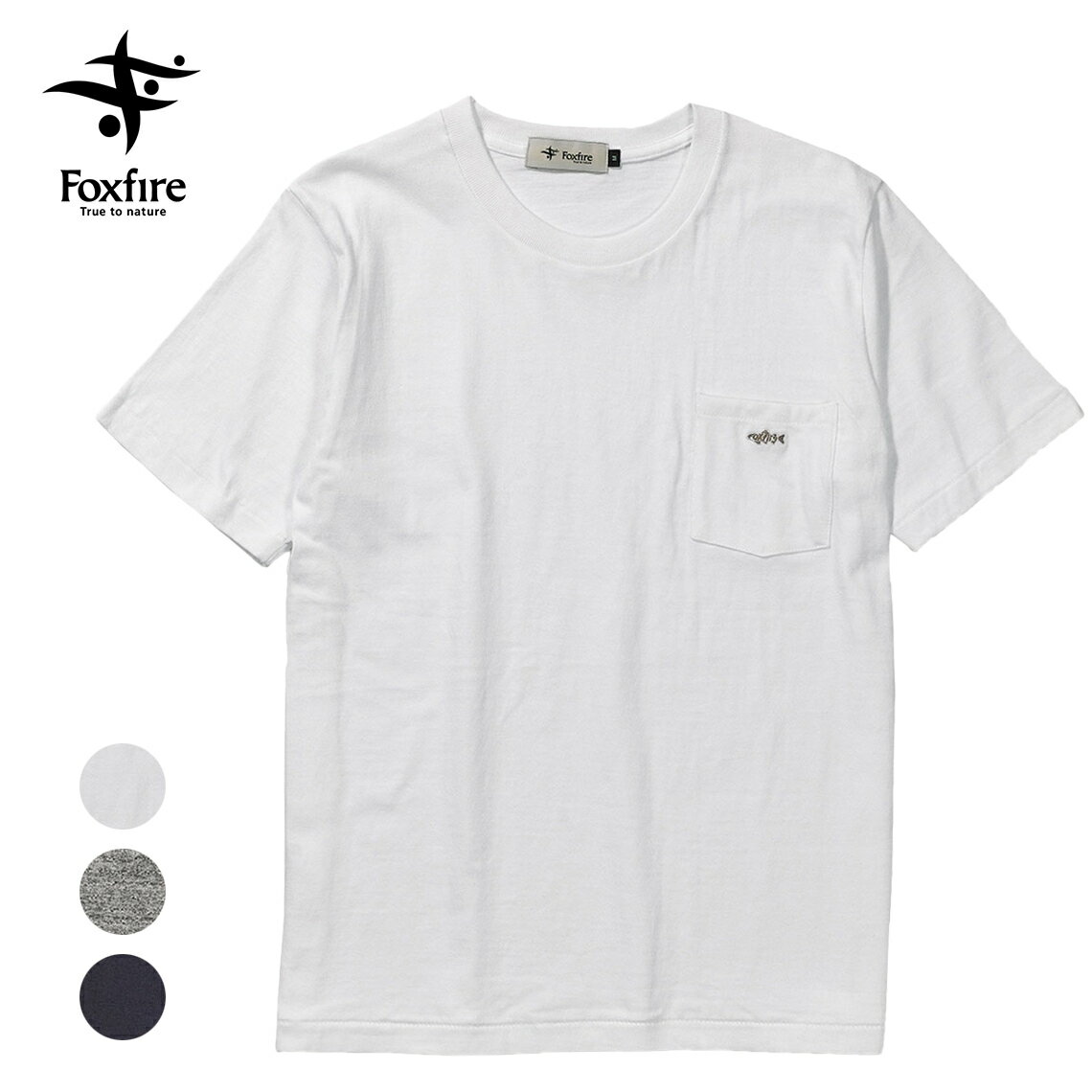 フォックスファイヤー Foxfire メンズ 半袖Tシャツ FF fishポケT S/S FF Fish Poket Tee S/S 5215330