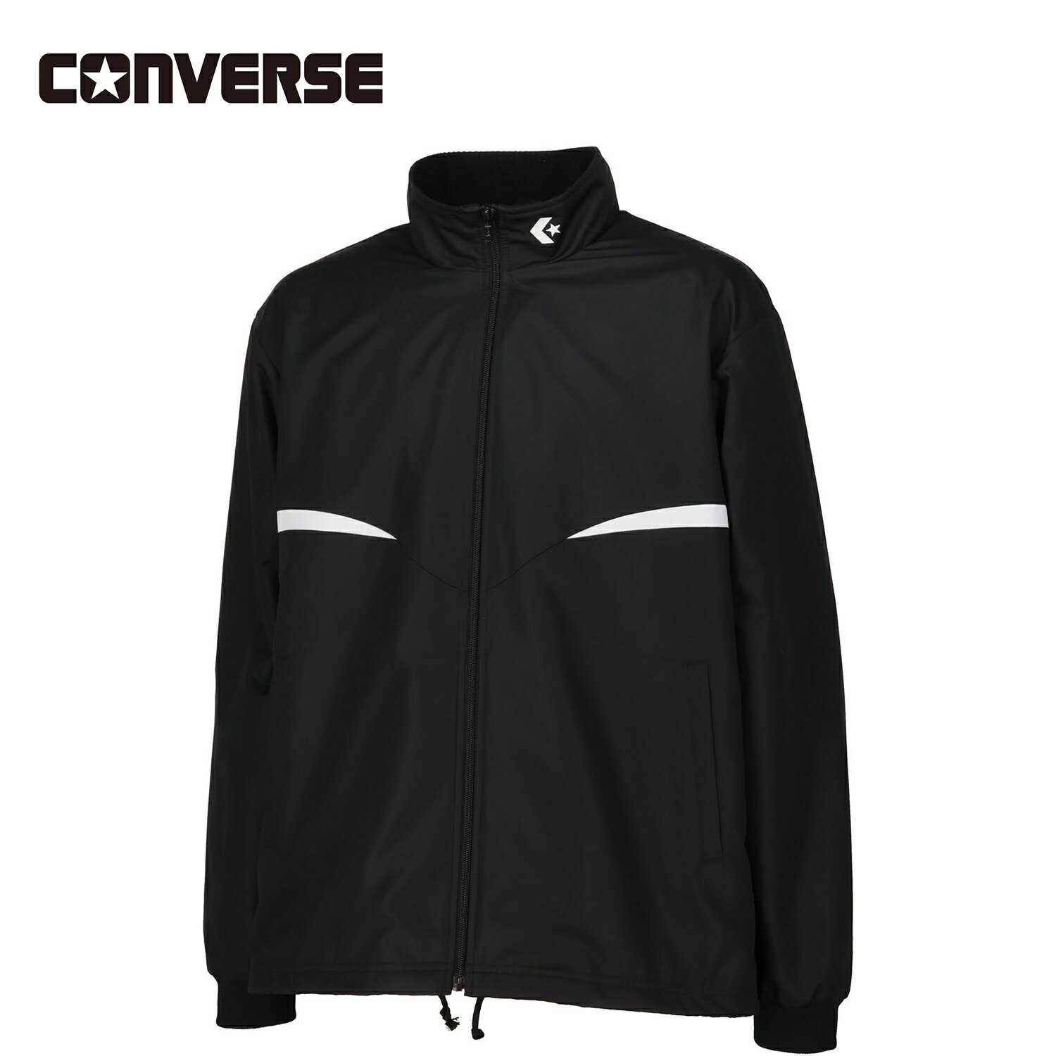 コンバース CONVERSE メンズ レディース バスケットボール トレーニングウェア ウォームアップジャケット ブラック/ホワイト CB132551S 1911
