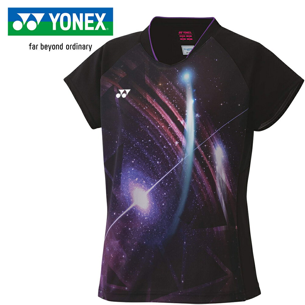 YONEX - ヨネックス YONEX レディース ウィメンズゲームシャツ ブラック 20819 007