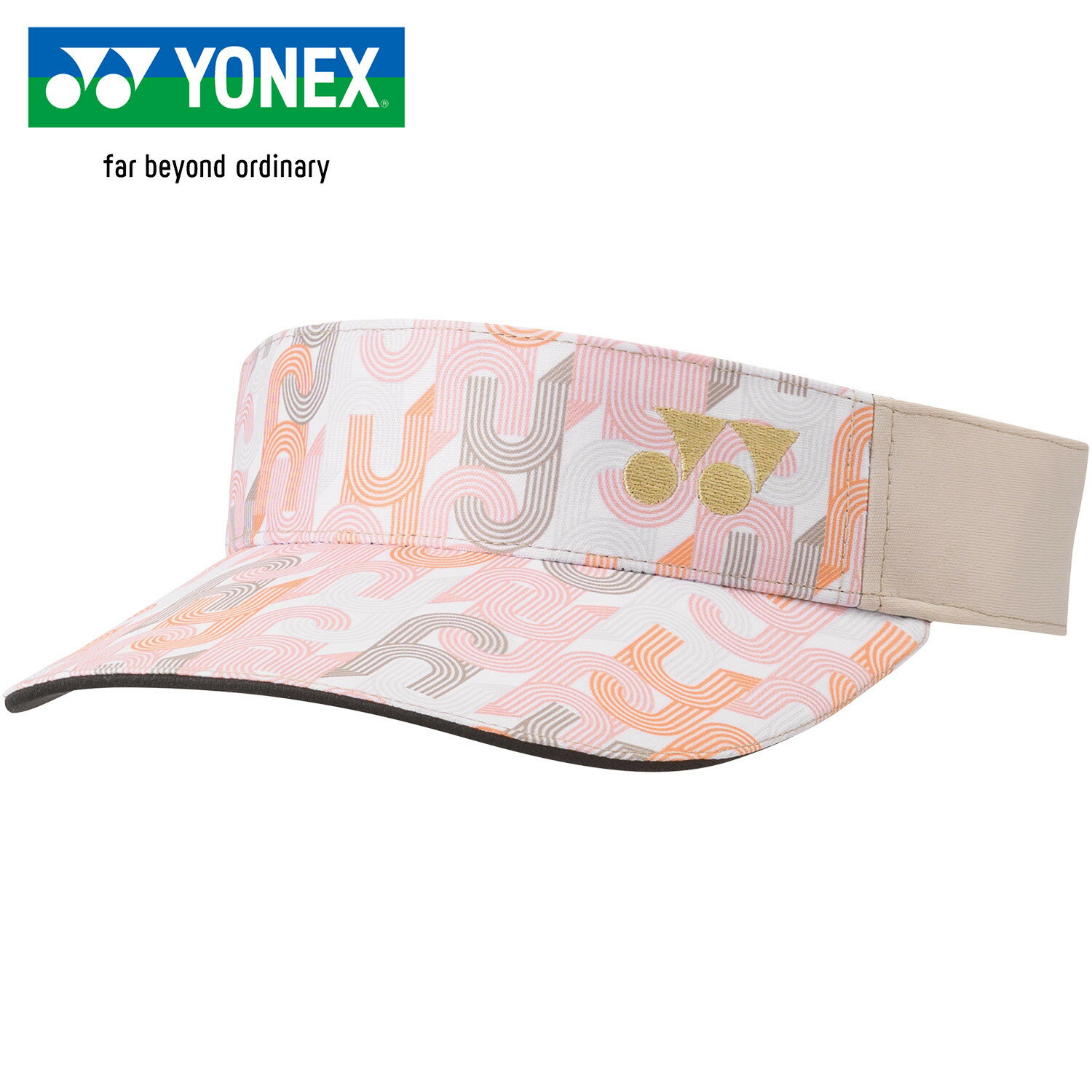 ヨネックス YONEX レディース ウィメンズサンバイザー サンシャインオレンジ 40100 488