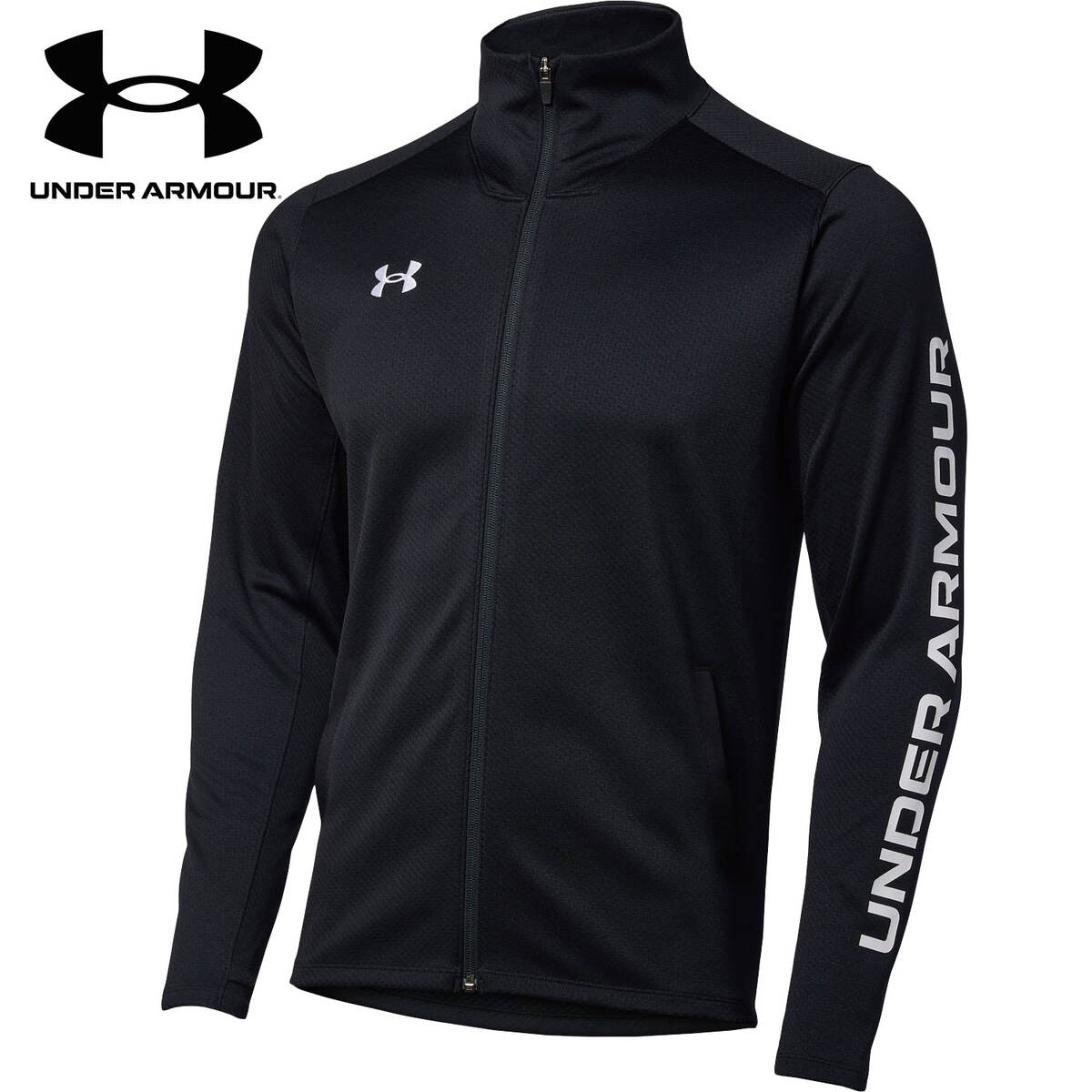 Other - アンダーアーマー UNDER ARMOUR メンズ サッカーウェア ジャケット チーム サッカー ニット フルジップ トップス ブラック 1384780 001