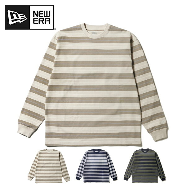 ニューエラ NEW ERA メンズ レディース 長袖Tシャツ LS OS CTティー マルチボーダー LS OS CT TEE MULTI BORDER