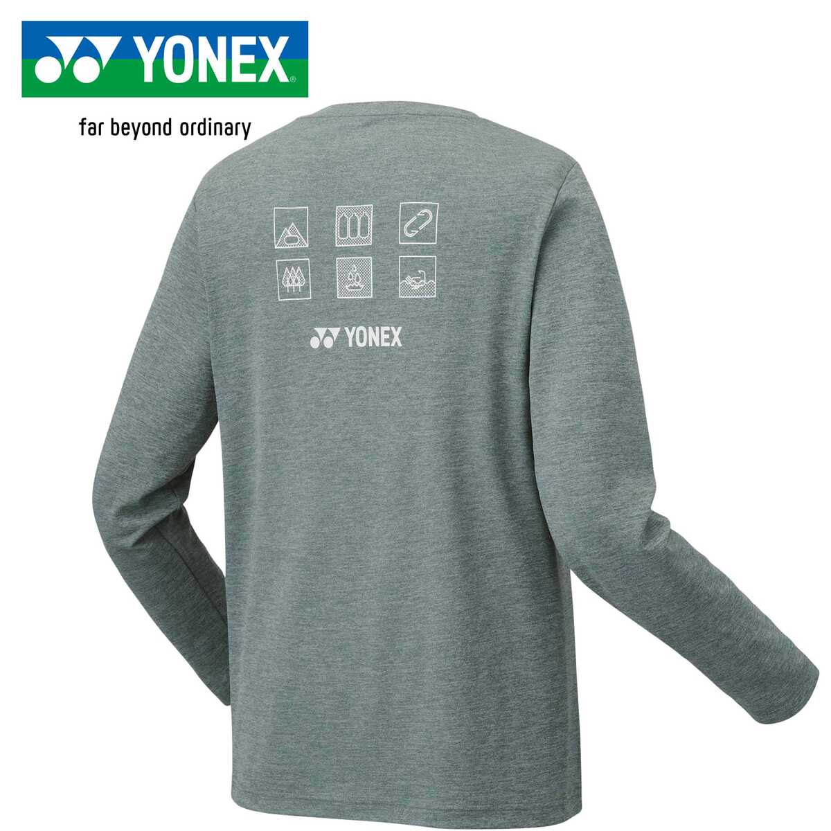 Wear - ヨネックス YONEX メンズ レディース ロングスリーブTシャツ ディープグリーン 16720 269