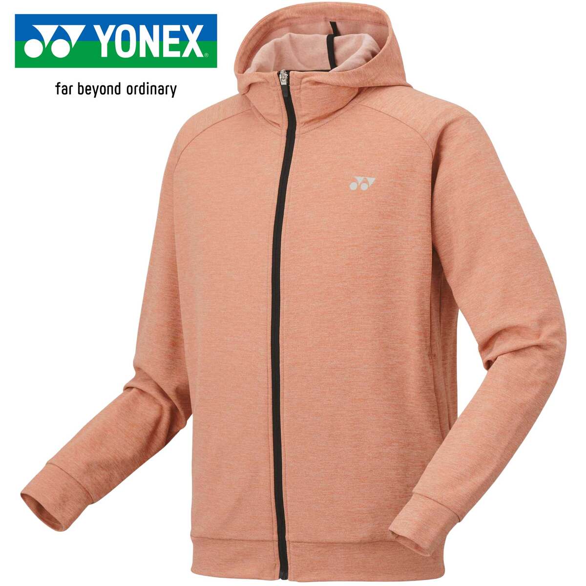 Wear - ヨネックス YONEX メンズ レディース バドミントン トレーニングウェア スウェットパーカー ライトブラウン 51052 142