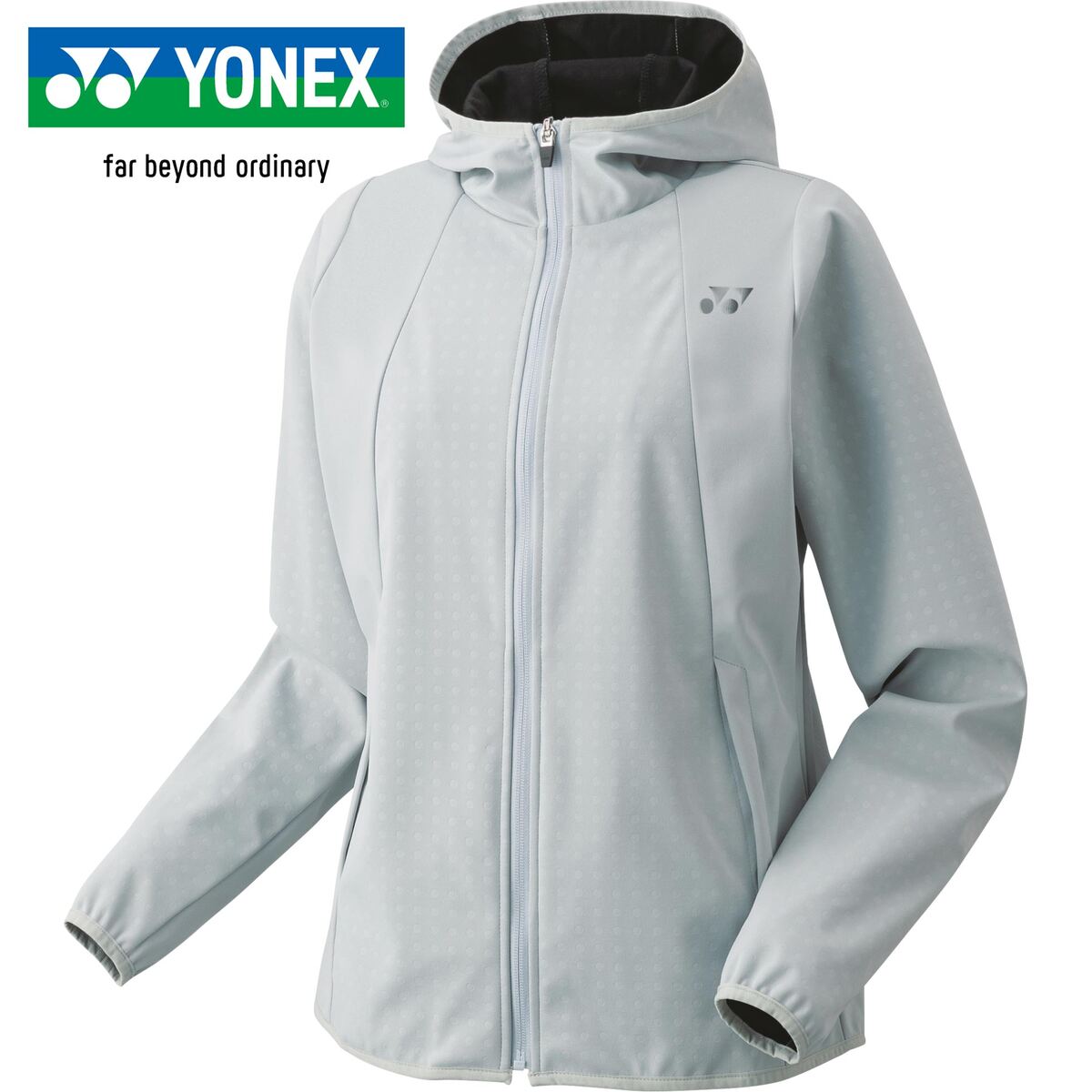 ヨネックス YONEX レディース バドミントン トレーニングウェア ウォームアップパーカー シルバーグレー 58111 024